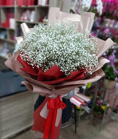 Букет цветов из: Гипсофила в Горняке