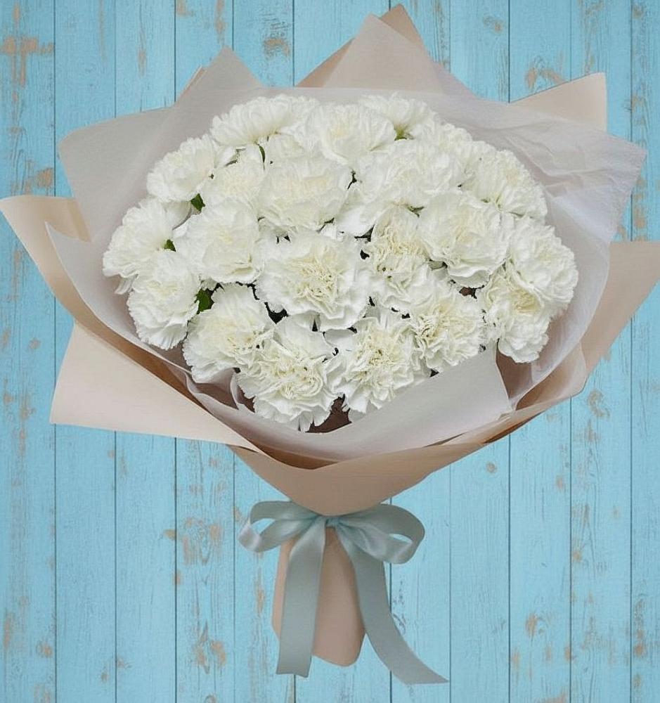 Букет цветов из: Гвоздики в Горняке