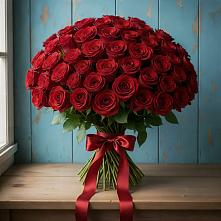 Букет Красные розы Блэк Меджик в Горняке