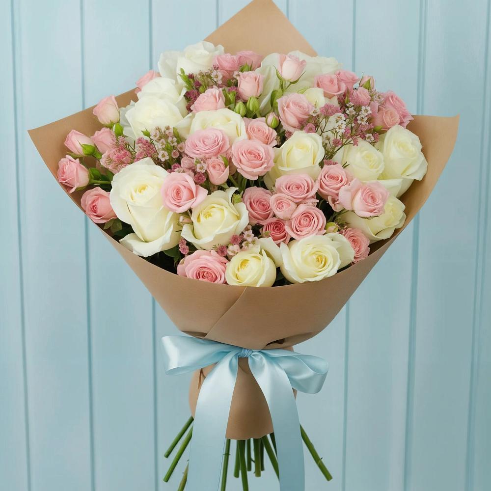 Букет цветов из: Розы в Горняке