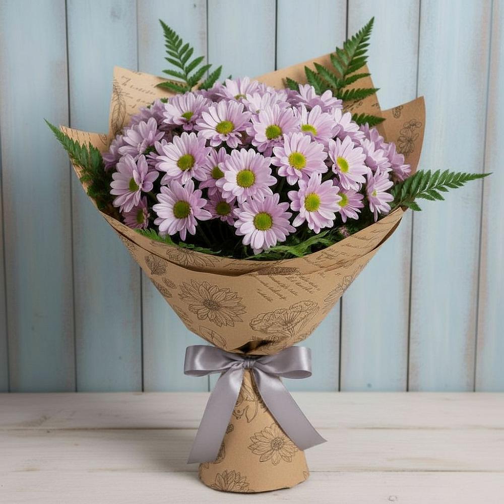 Букет цветов из: Хризантемы в Горняке