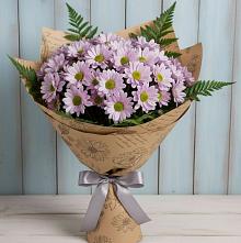 Букет цветов из:  Хризантемы в Горняке