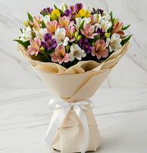 Букет цветов из:  Альстромерии #REPLACE_PRED# Горняке