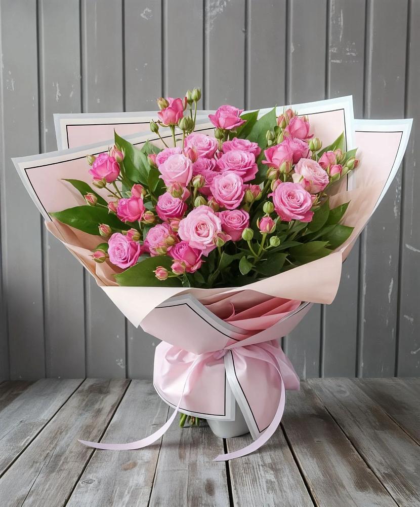 Букет Розовый кустик в Горняке