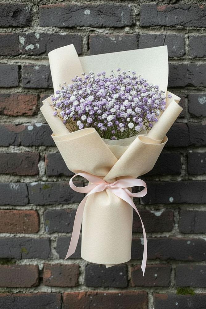 Букет цветов из: Гипсофила в Горняке