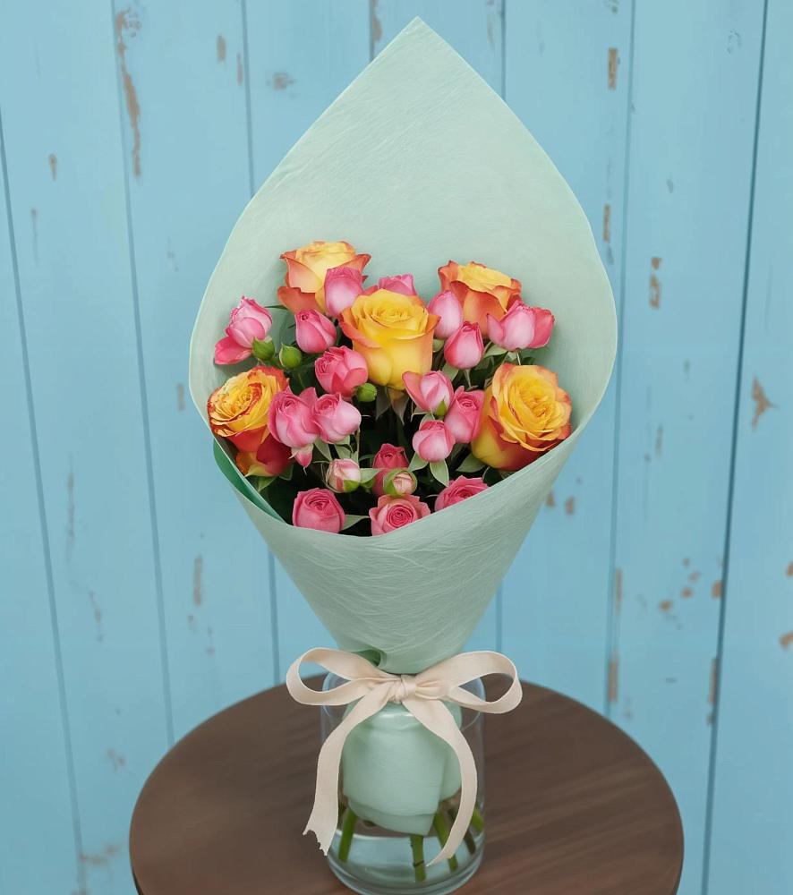 Букет цветов из: Розы в Горняке