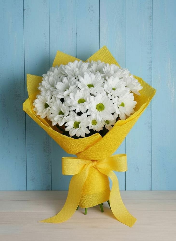 Букет цветов из: Хризантемы в Горняке