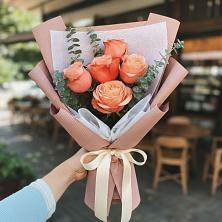 Букет цветов из:  Розы в Горняке