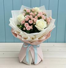 Букет цветов из:  Розы в Горняке