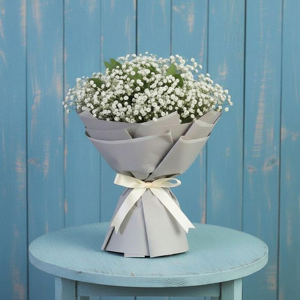 Букет цветов из: Гипсофила в Горняке