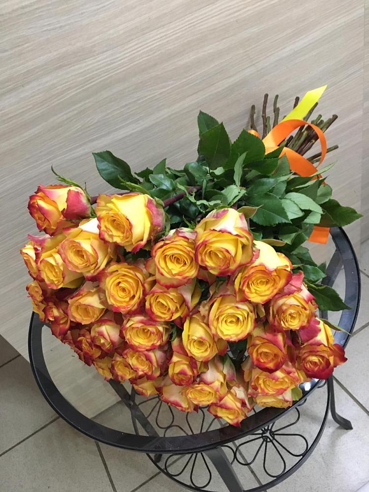 Букет Желтые розы в Горняке