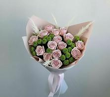 Букет цветов из:  Розы и Хризантемы #REPLACE_PRED# Горняке
