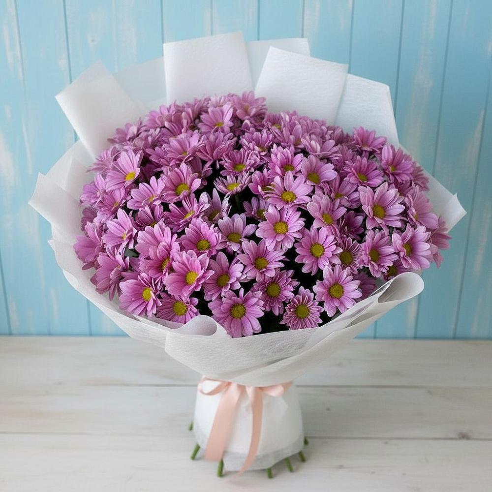Букет цветов из: Хризантемы в Горняке