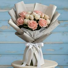 Букет цветов из:  Розы в Горняке