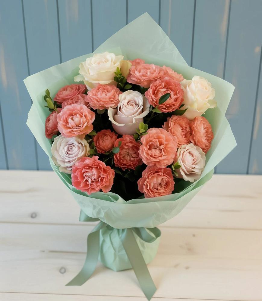 Букет цветов из: Розы в Горняке