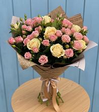 Букет цветов из:  Розы в Горняке