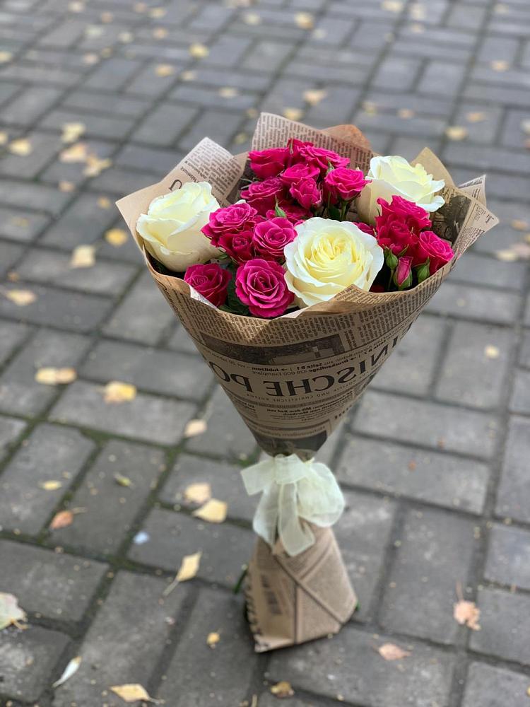 Букет цветов из: Розы в Горняке