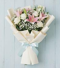 Букет цветов из:  Лилии в Горняке